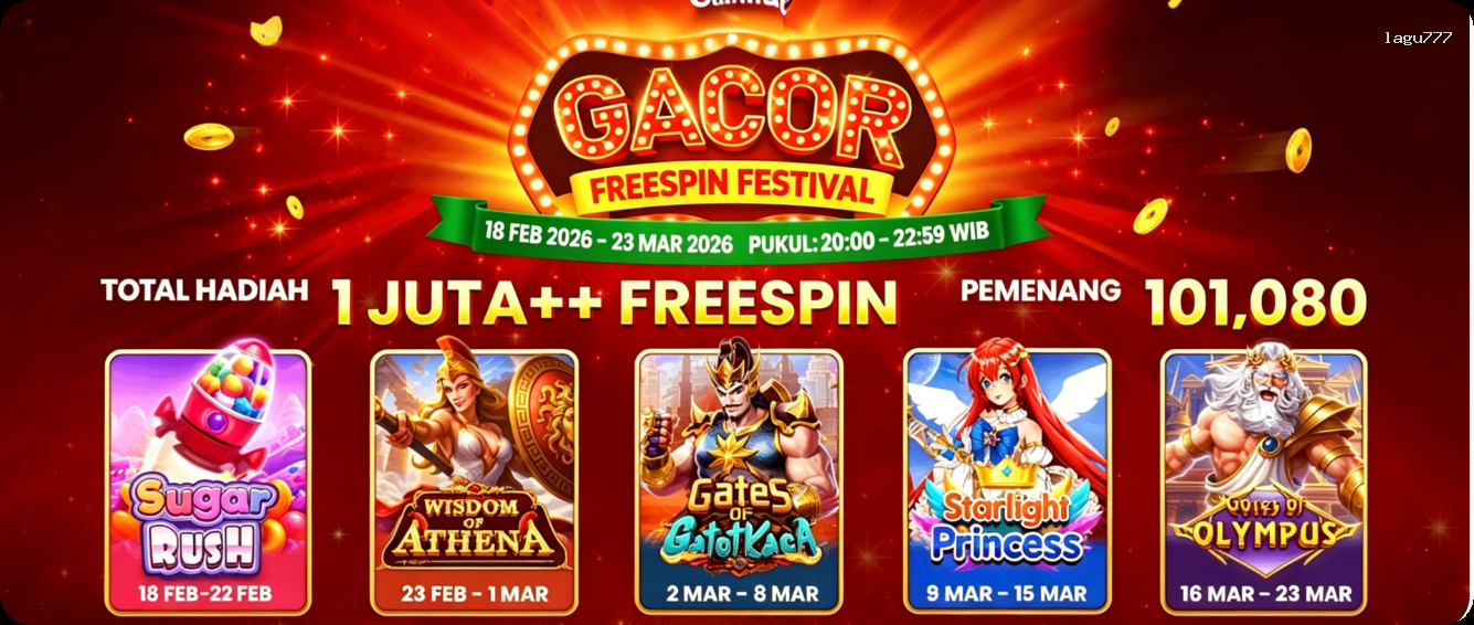 Login lagu777 Sekarang Bonus Melimpah